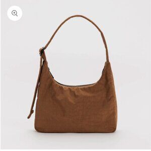 Mini Nylon Shoulder Bag Brown Baggu Chocolate